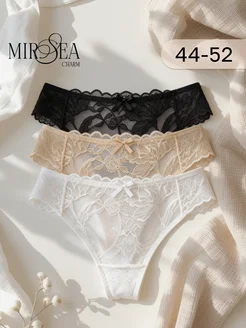 Трусы бразильяна кружевные набор 3 шт Corsica Mirsea Charm